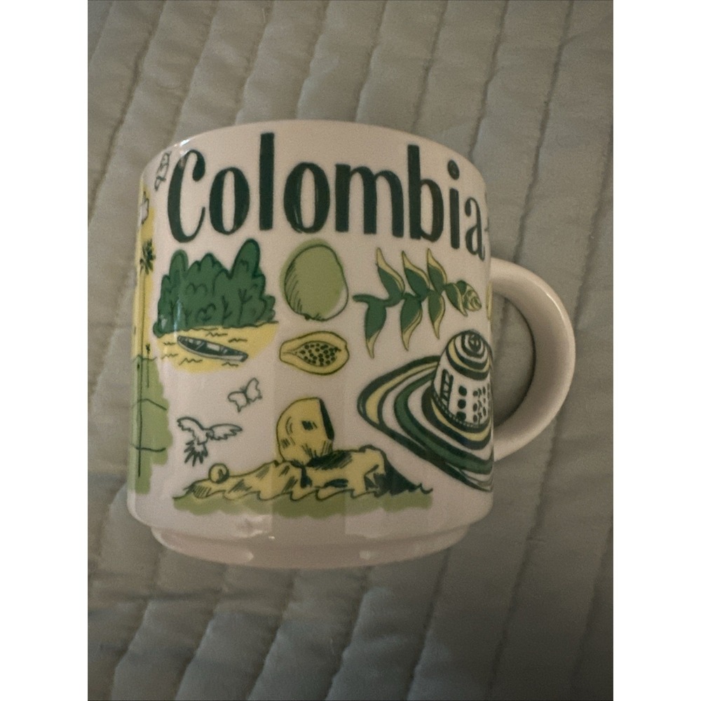 Starbucks BTS mug COLOMBIA 14 fl oz/ 414ml new with SKU sticker (1 mug)‎ No Box
